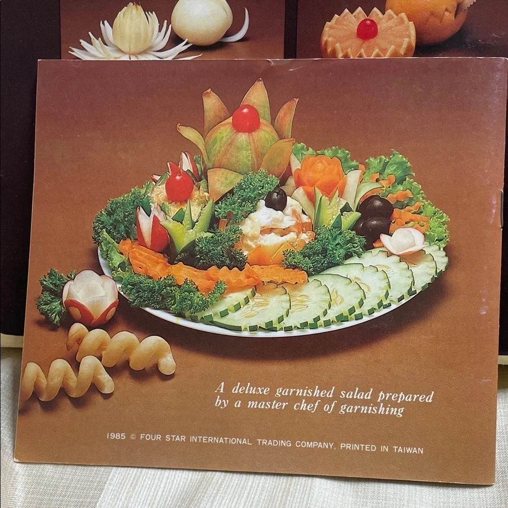 Stainless Steel Garnishing Tool Set - Vintage